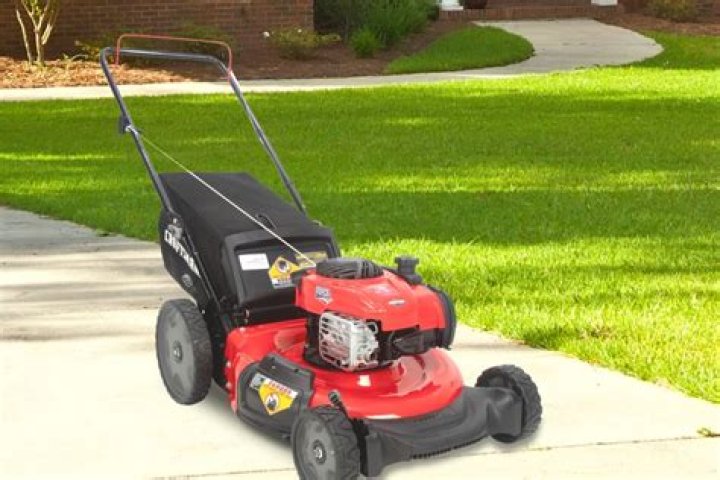 How do you start a Craftsman Pro Series lawn mower?