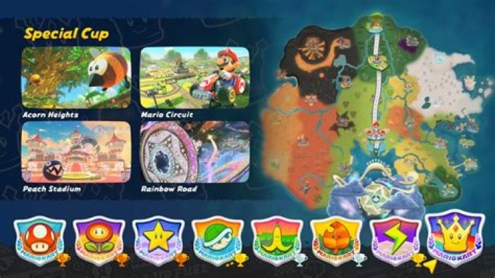 How do you unlock the Special Cup on Mario Kart Wii?
