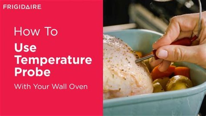 How do you use a KitchenAid temperature probe?