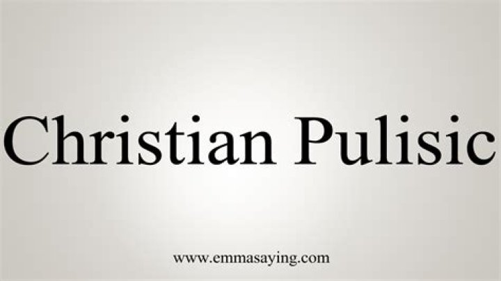 How does Christian Pulisic pronounce his last name?