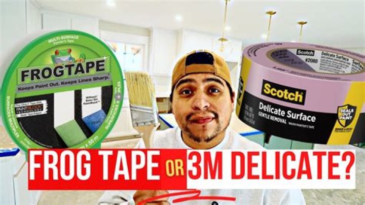 How long do you leave Frog tape on after painting?