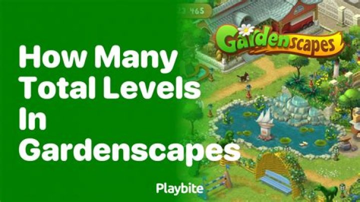 How many levels does gardenscapes have 2019?