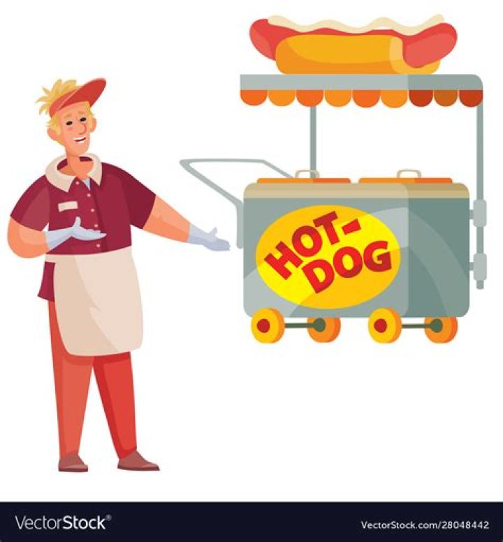 How much does a hot dog vendor make a year?