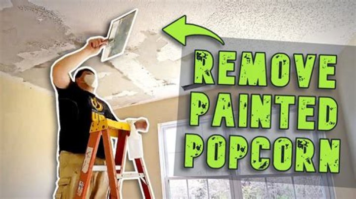 How much does it cost to remove popcorn ceiling with paint?