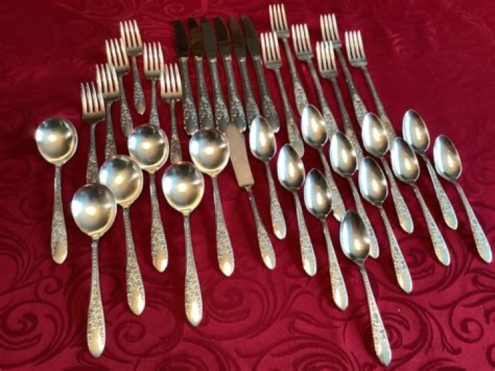 How much is an antique silverware set worth?