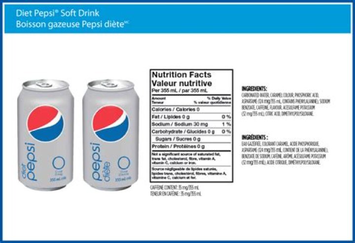 How much sodium is in one can of Pepsi?