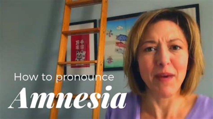 How to pronounce amnesia