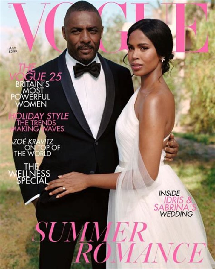 Idris Elba & Sabrina Dhowre’s Moroccan wedding covers British Vogue
