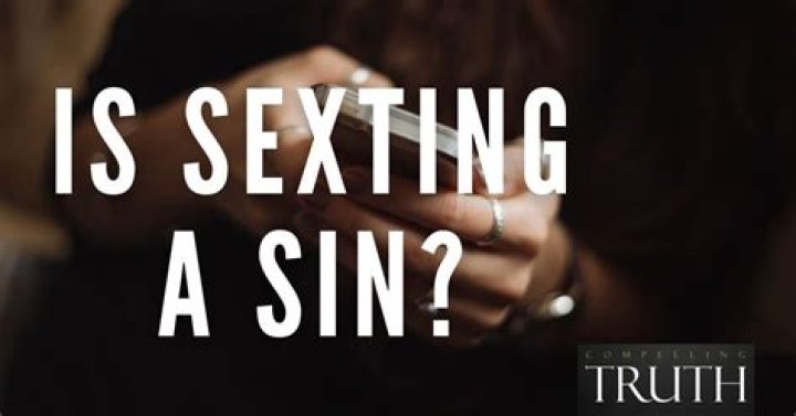 Is sexting a sin?