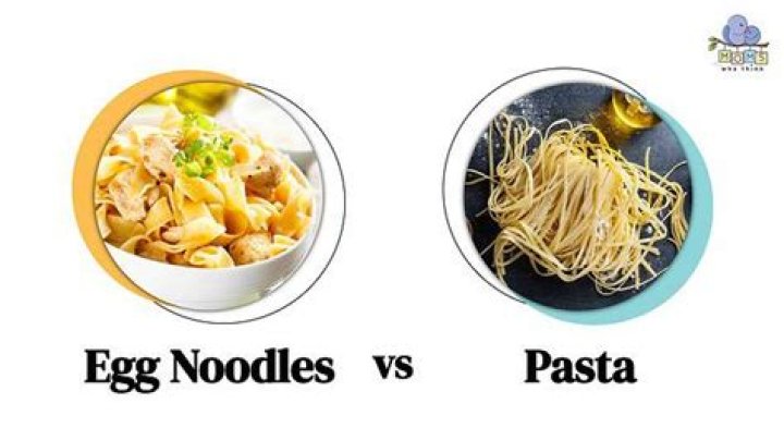 Is there a difference between egg noodles and pasta?