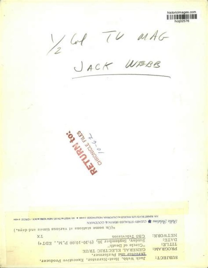 Jack Webb - Trivia, Family, Bio