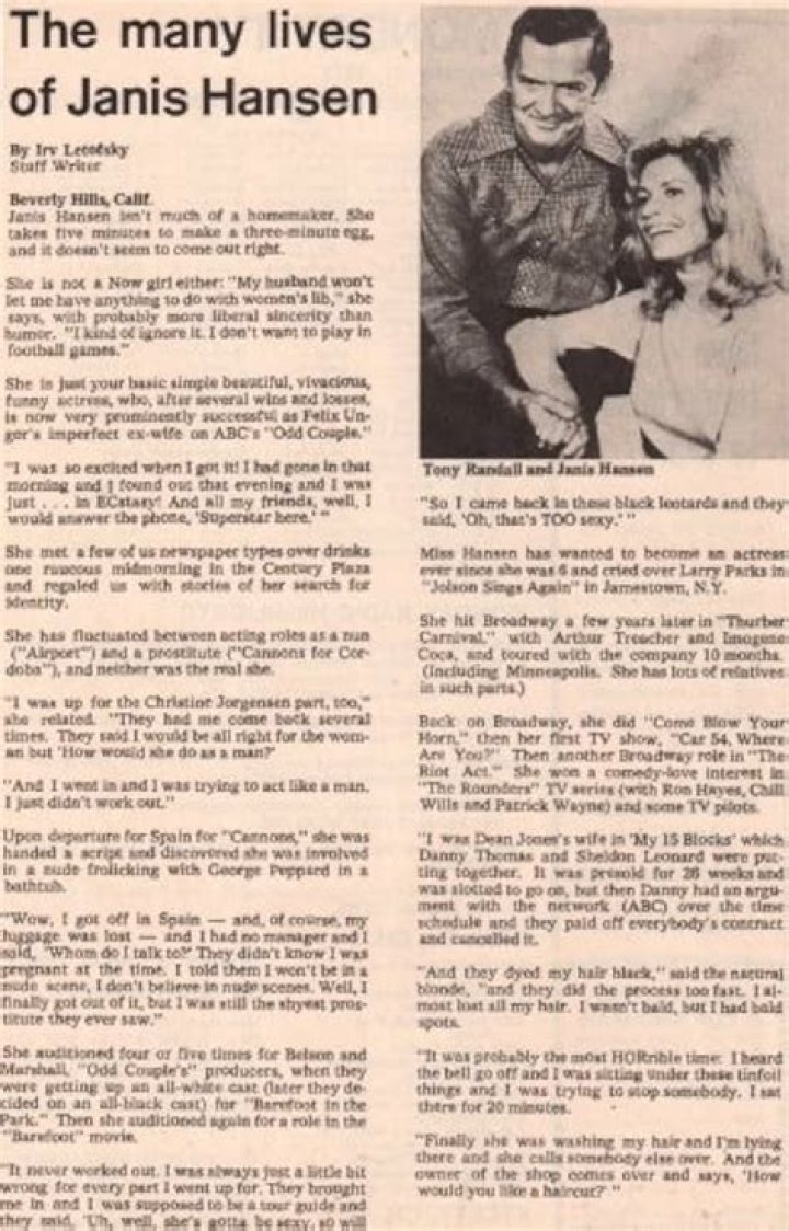 Janis Hansen - Age, Family, Bio