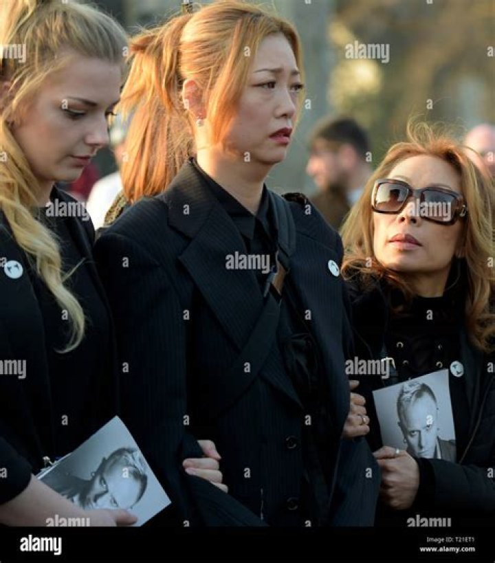 Japanese DJ Mayumi Kai arrives for her ex-husband, Keith Flint’s funeral in Essex!