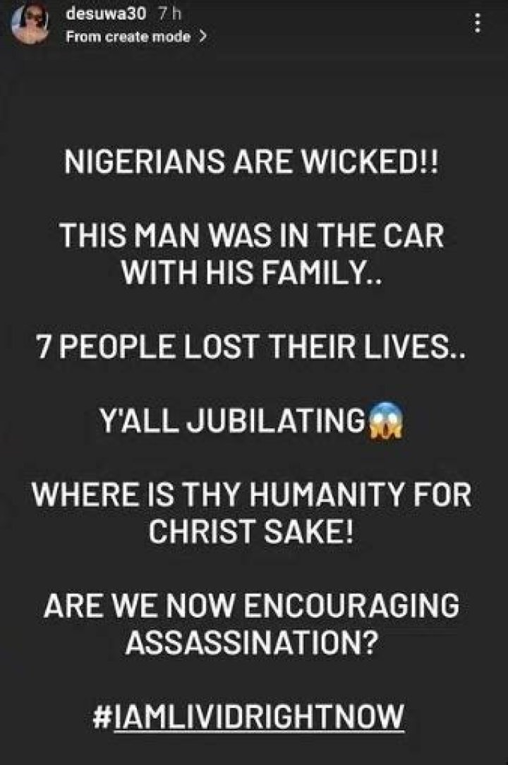 
Jude Ighalo’s wife, Sonia, slams Nigerians jubilating over assassination attempt of Apostle Suleman 