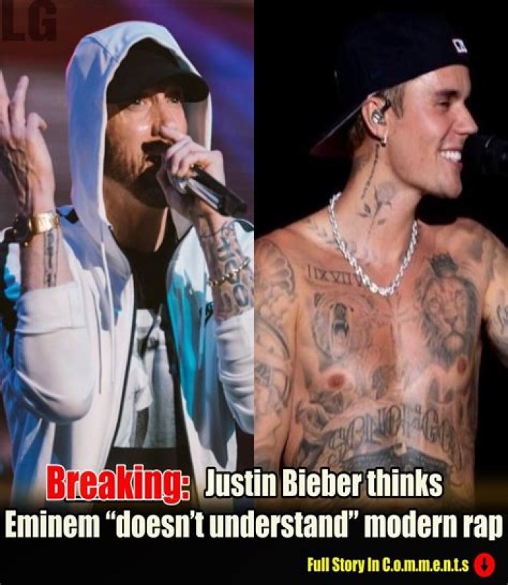 Justin Bieber thinks Eminem ‘doesn’t understand’ the new generation of rappers