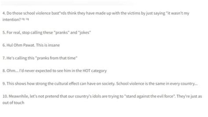 
K-netizens comment on The Glory’s influence on Thai BL actor Ohm Pawat’s school violence apology 