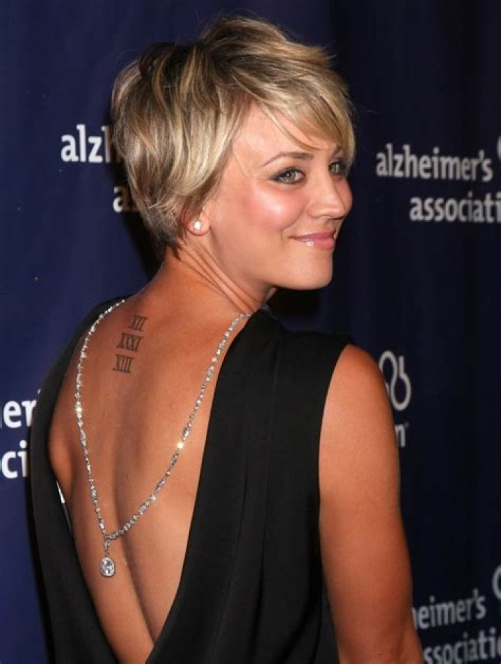 	Kaley Cuoco got a moth tattoo to cover up her anniversary tatt: ugly or fine?	
