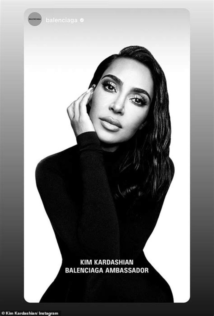 Kim Kardashian named the brand ambassador for Balenciaga after ad scandal
