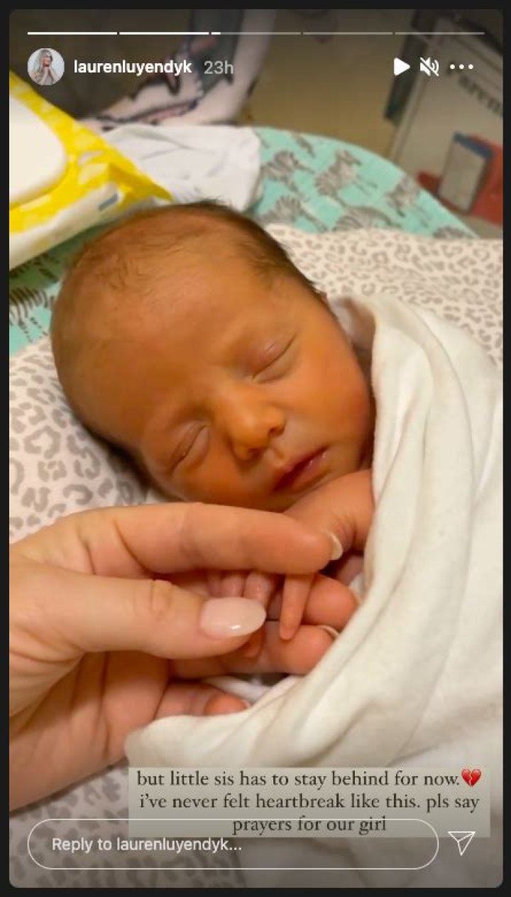 Lauren Burnham Asks for Prayers for Newborn Baby