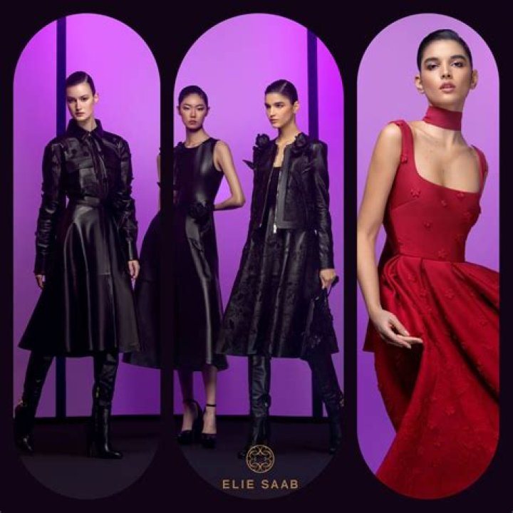 Lea Michele in black Elie Saab at the PCAs: pretty or too short?