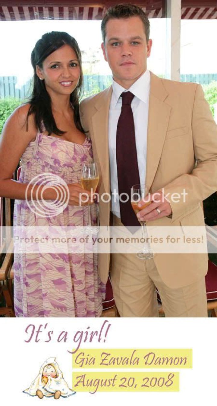 Matt Damon & Luciana welcome baby girl Stella Zavala