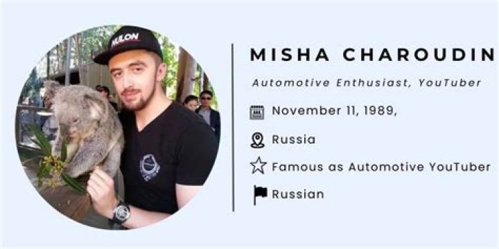 
Misha Charoudin Height, Weight, Net Worth, Age, Birthday, Wikipedia, Who, Nationality, Biography 