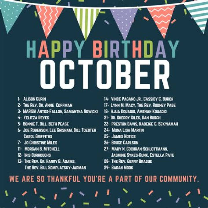 October 6 Birthdays By Profession