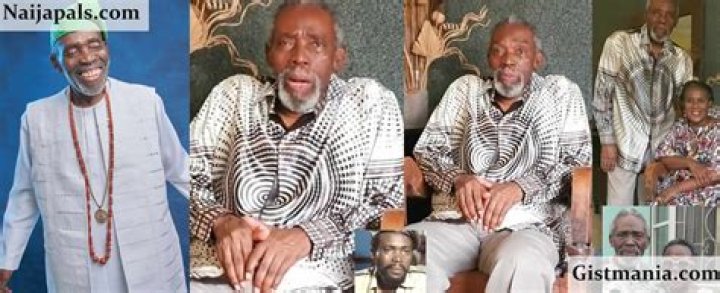 
Olu Jacobs, an ailing actor, has been dragged through the mud over his wife’s support for Tinubu. 