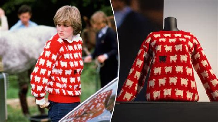 Princess Diana’s black sheep sweater is being auctioned by Sotheby’s