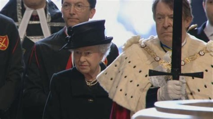 Queen Elizabeth looked almost giddy at Margaret Thatcher’s funeral, right?