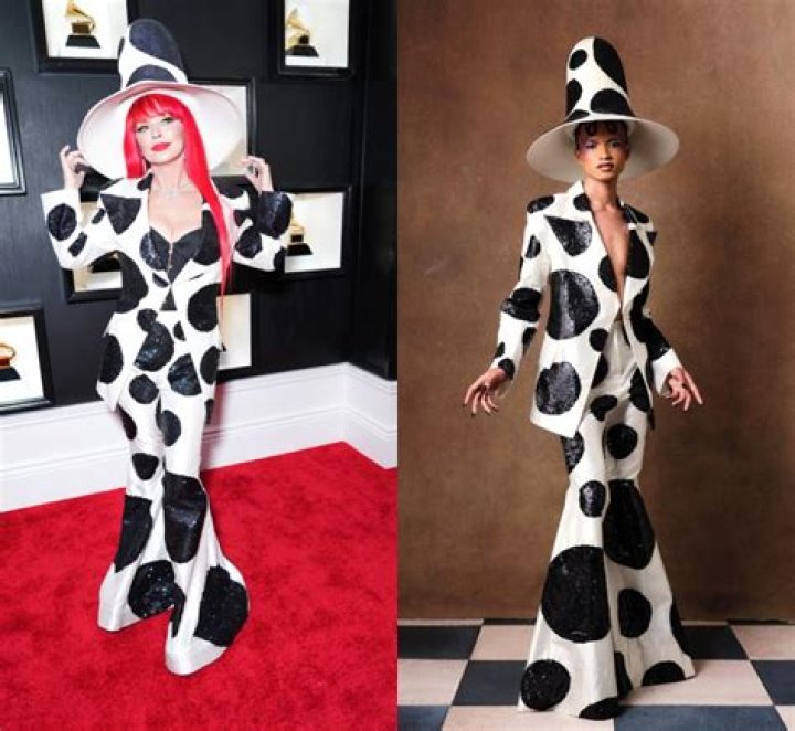 Shania Twain in Harris Reed at the Grammys: kooky and fun?