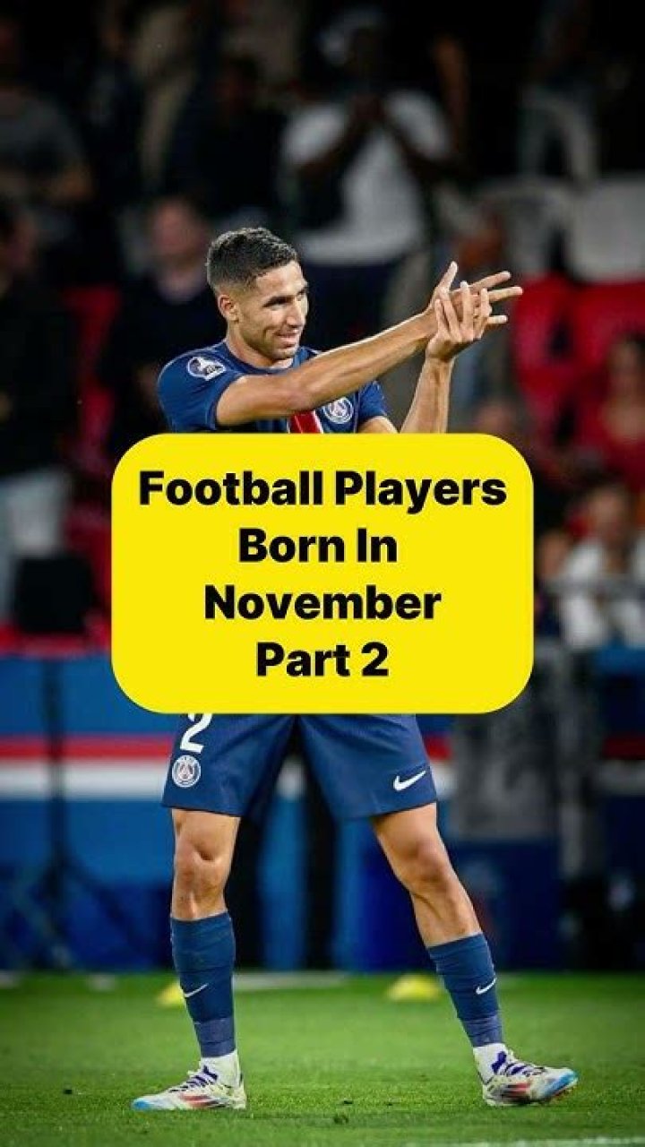 Soccer Players Born November 2