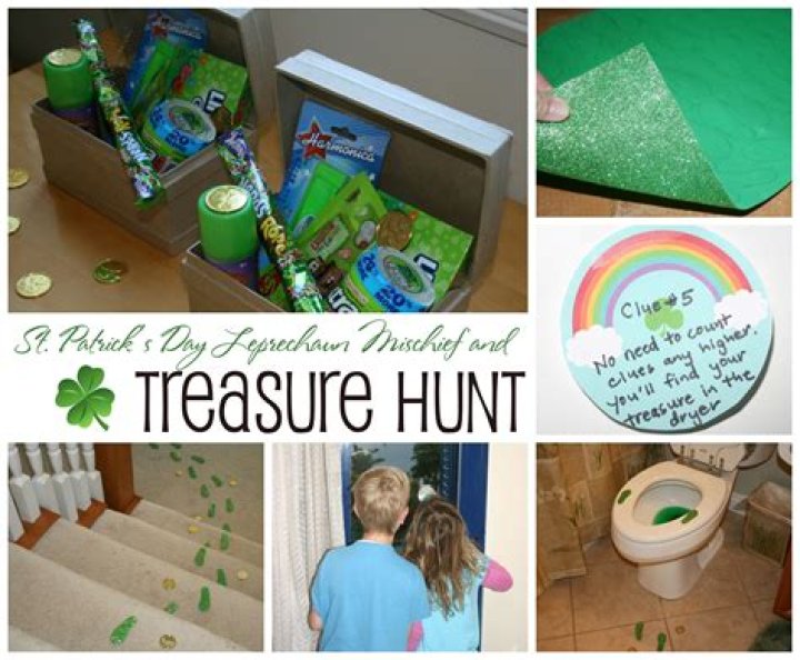 St. Patrick’s Day Treasure Hunt and Leprechaun Mischief