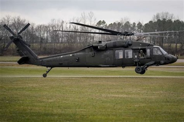 
US military Black Hawk helicopter crashes on Highway 53 and Burwell Road in Madison County, Alabama. 