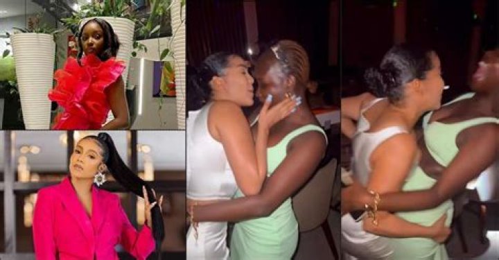 
Viral Video Of BBNaija’s Maria Grabbing Saskay’s ‘Behind’ At Nightclub Sparks Reactions 