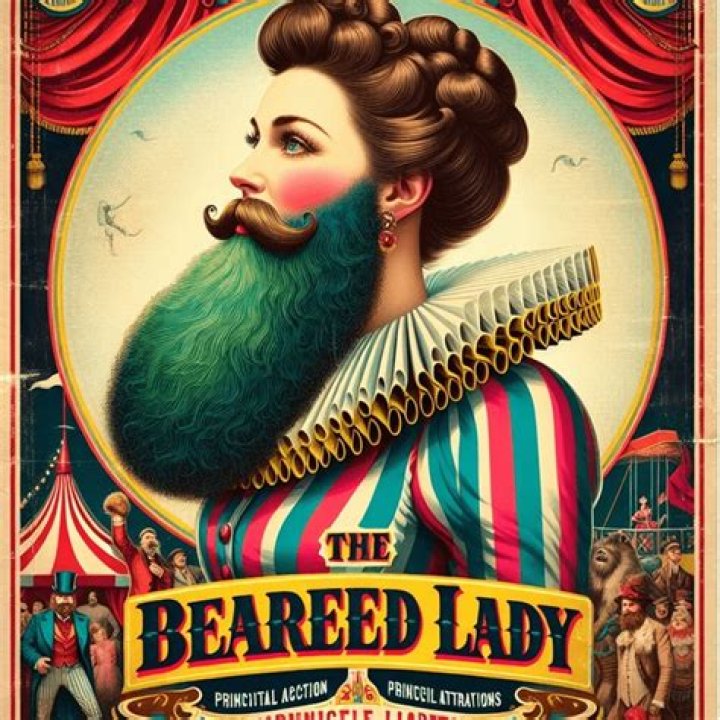 What accent is the bearded lady in AHS?