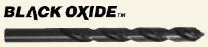 What are black oxide drill bits used for?