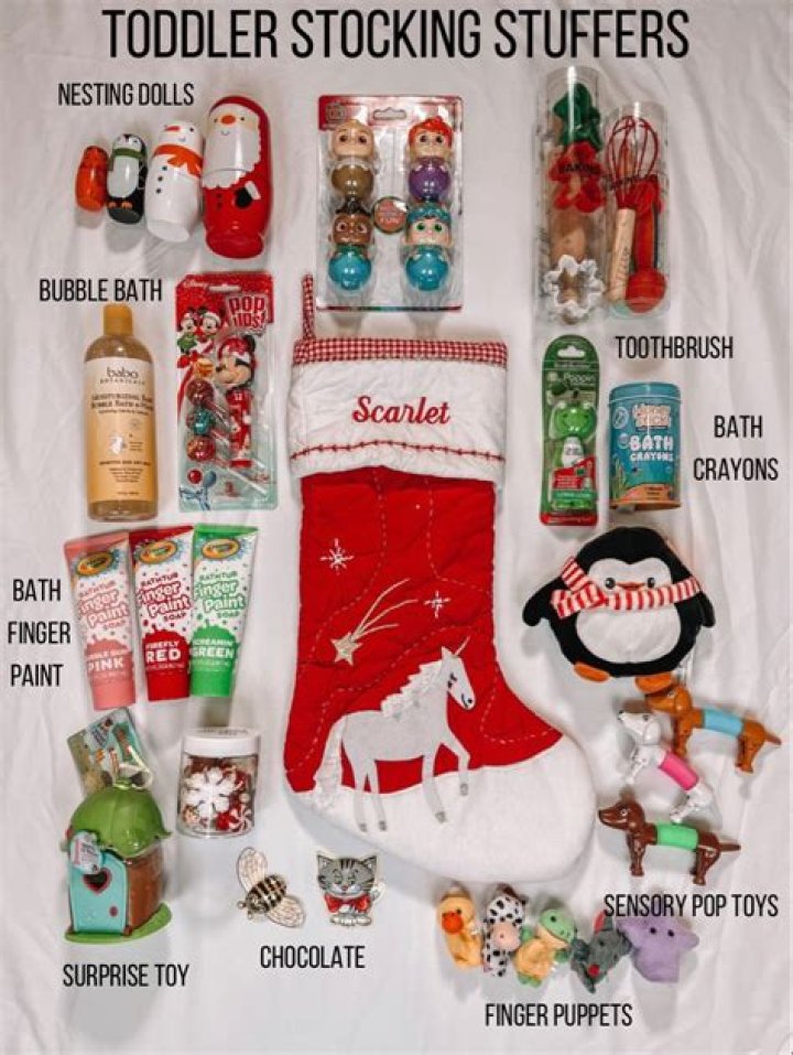 What are good stocking stuffers for a 1 year old?