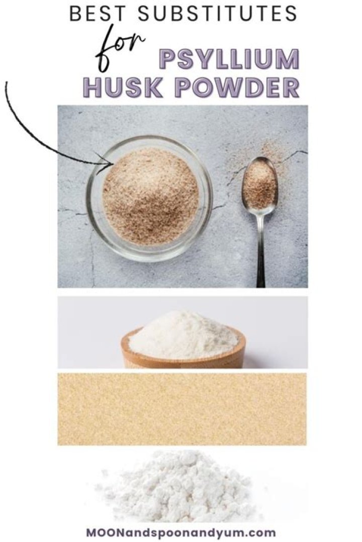 What can I substitute for psyllium husk in baking?