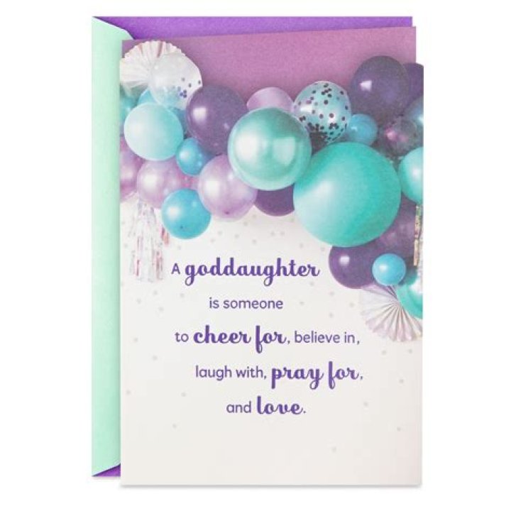 What do you write in a communion card for goddaughter?