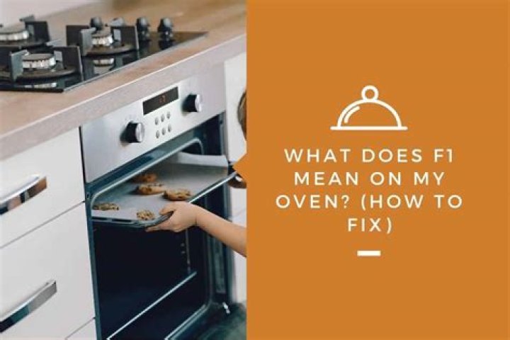 What does f1 on a Frigidaire oven mean?
