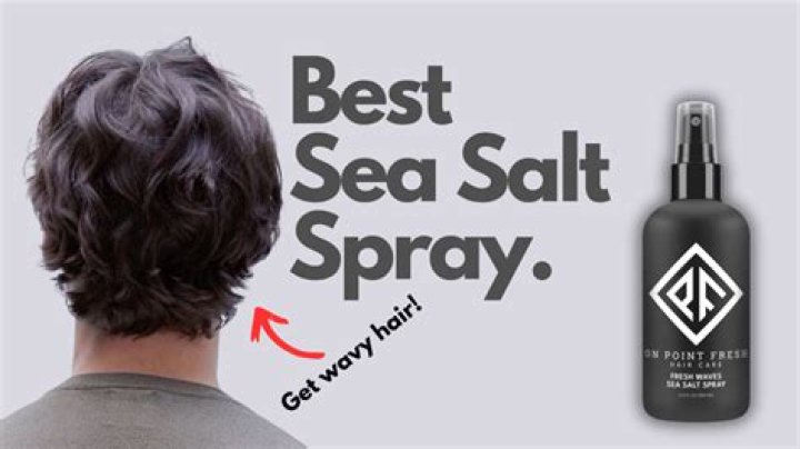 What does sea salt spray do for men’s hair?