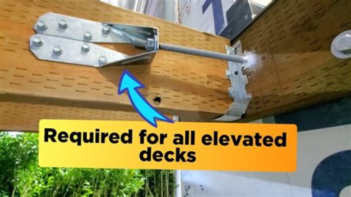 What is a deck tie back?