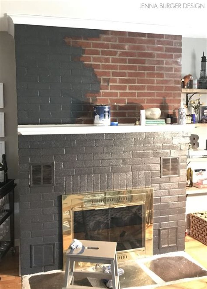 What is a good color to paint a brick fireplace?