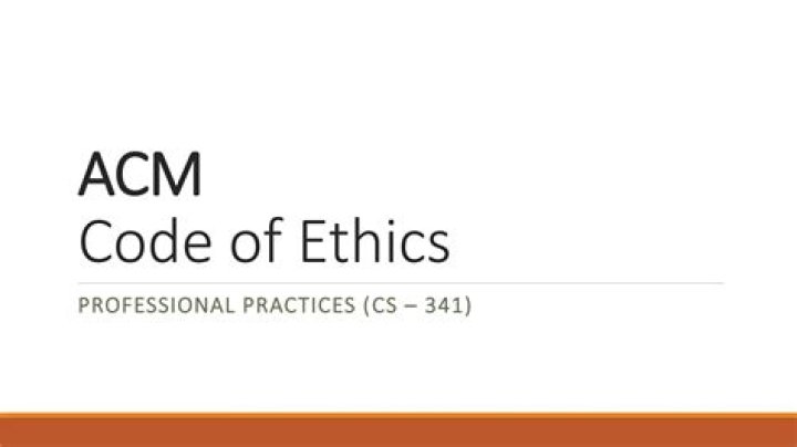 What is ACM code of ethics and professional conduct?