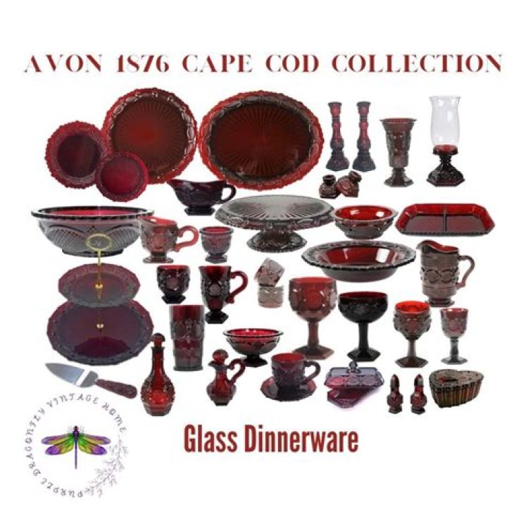 What is Avon red glass worth?
