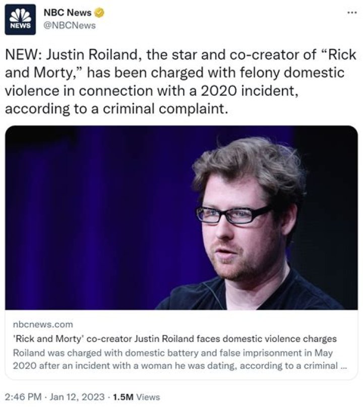 
What is Felony domestic violence? Justin Roiland charges explored as Rick and Morty creator pleads not guilty 