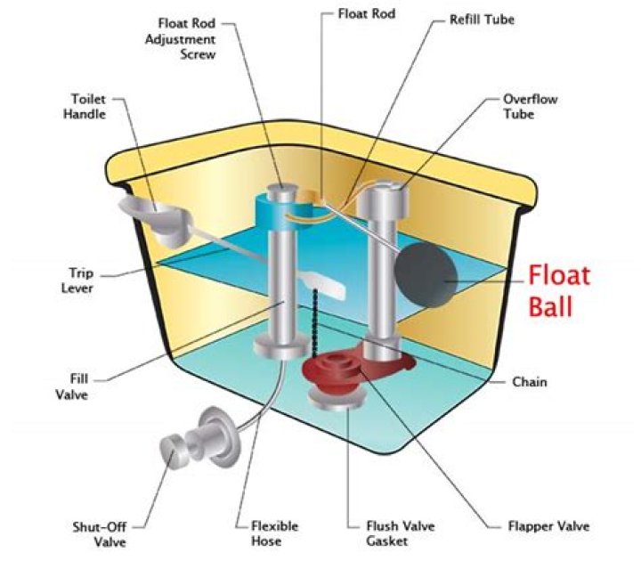 What is float arm in toilet?
