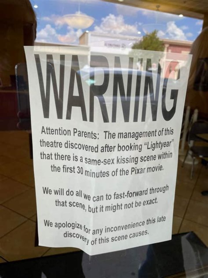 
What is the controversy with Lightyear? Oklahoma theatre slammed for issuing fast-forward warning over same gender kiss scene 