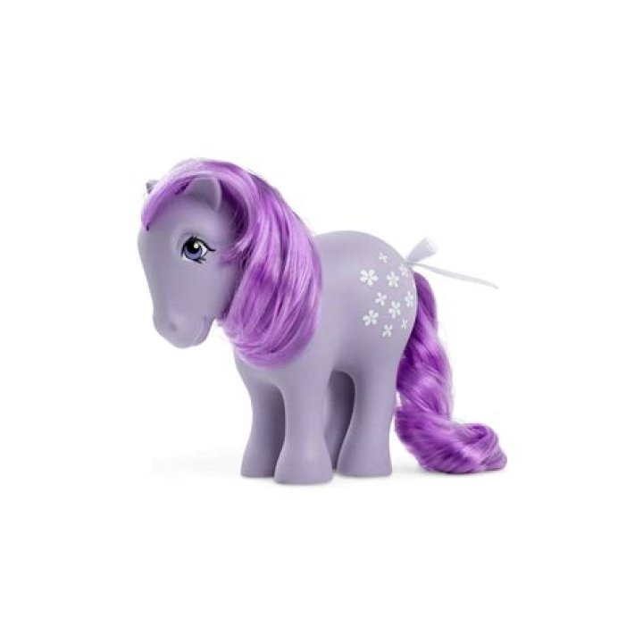 What is the name of the purple pony with yellow hair?
